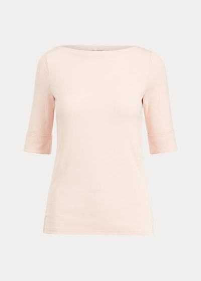 Women's Ralph Lauren Cotton Boatneck Tops | 418536YBU